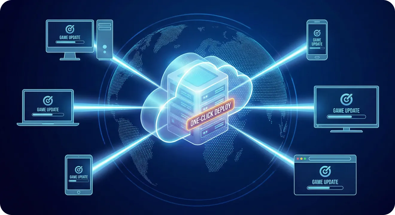 端游、手游一站式发布，适配多终端